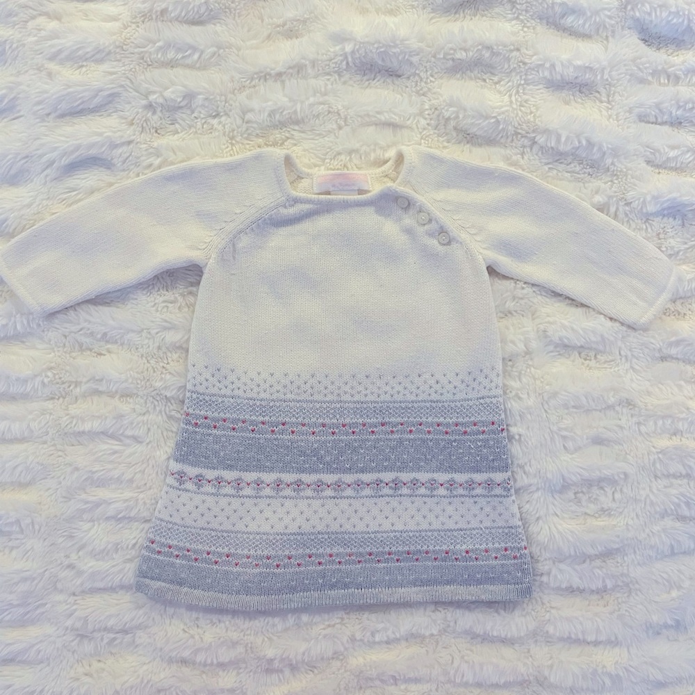 Janie and Jack infant knit dress.